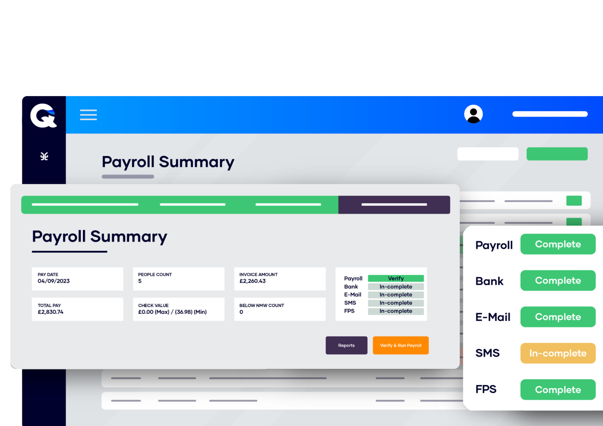 QPS Payroll platform